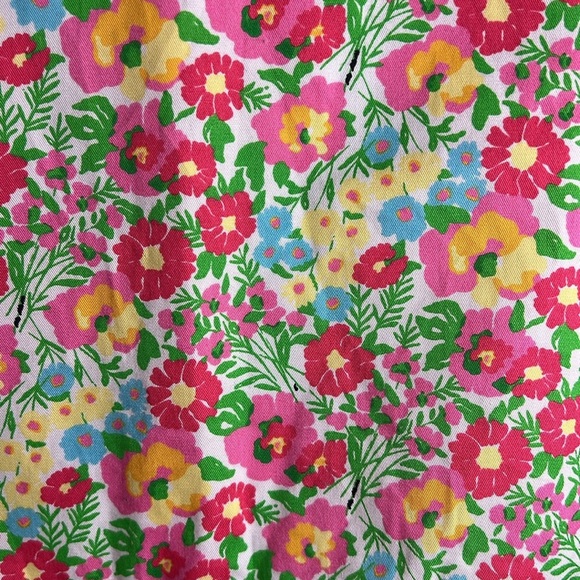 Lilly Pulitzer Callie Floral Ruffled Mini Skirt Size 0 Gardens By The Sea - Picture 5 of 10